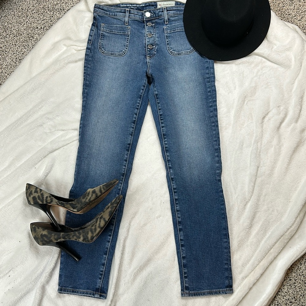 AG Jeans • Vintage Stevie Ankle Button Up